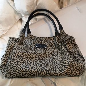 Kate spade leopard handbag